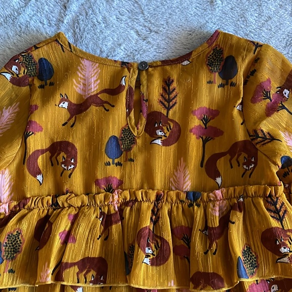 OshKosh Woodlands Ruffled Dress   Size 5T  Excellent Condition - Picture 5 of 5